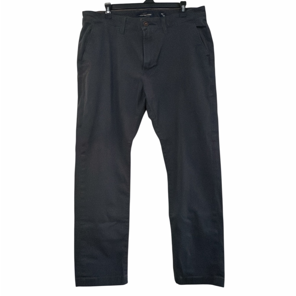 Lucky Brand 410 Athletic Chino Pants Dark Gray 36x30